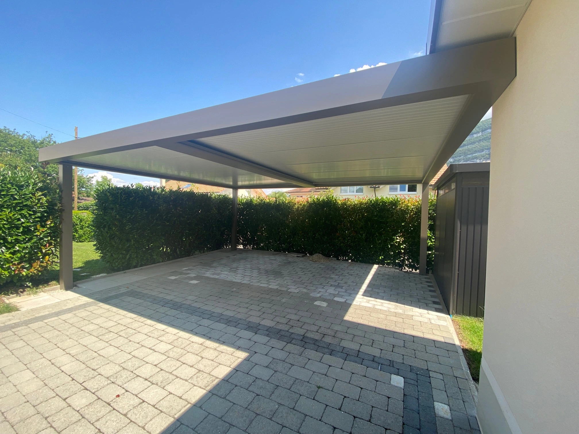 carport Suisse sur terasse
